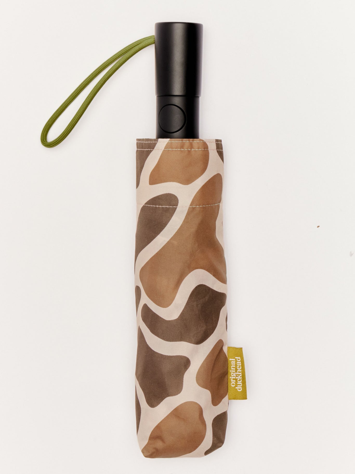 Taupe Ripples Daily Compact Straight Umbrella