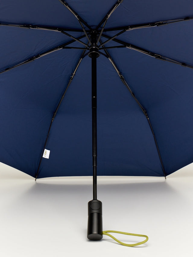 Navy Daily Compact Umbrella with Automatic Open-Close Function