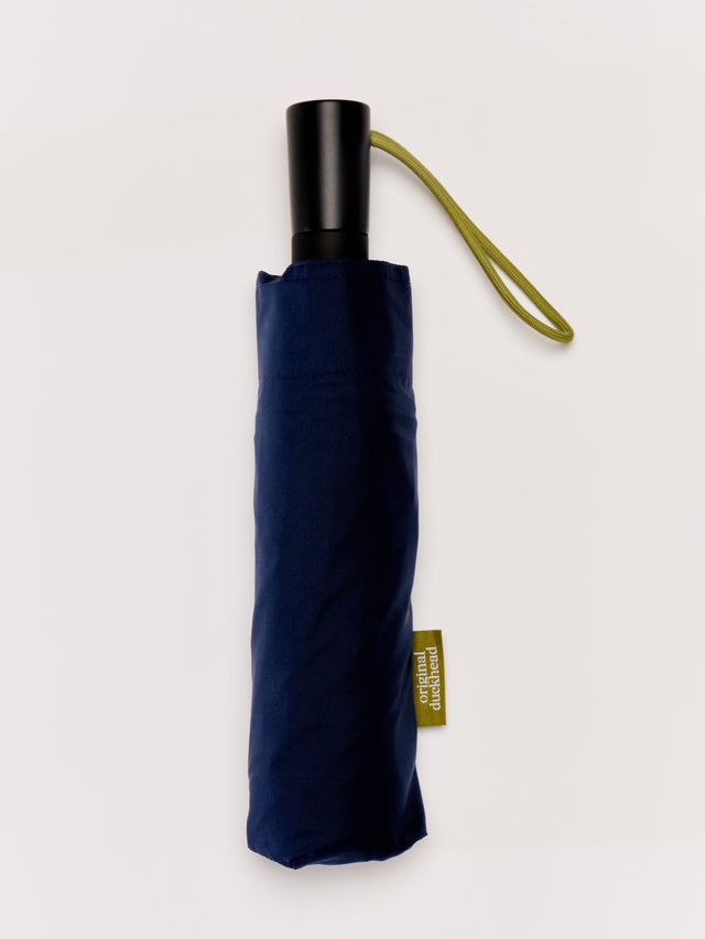 Navy Daily Compact Umbrella with Automatic Open-Close Function