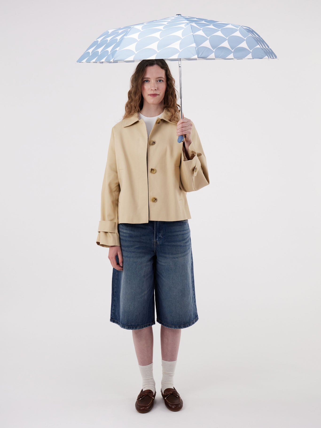 Denim Moon Duck Umbrella