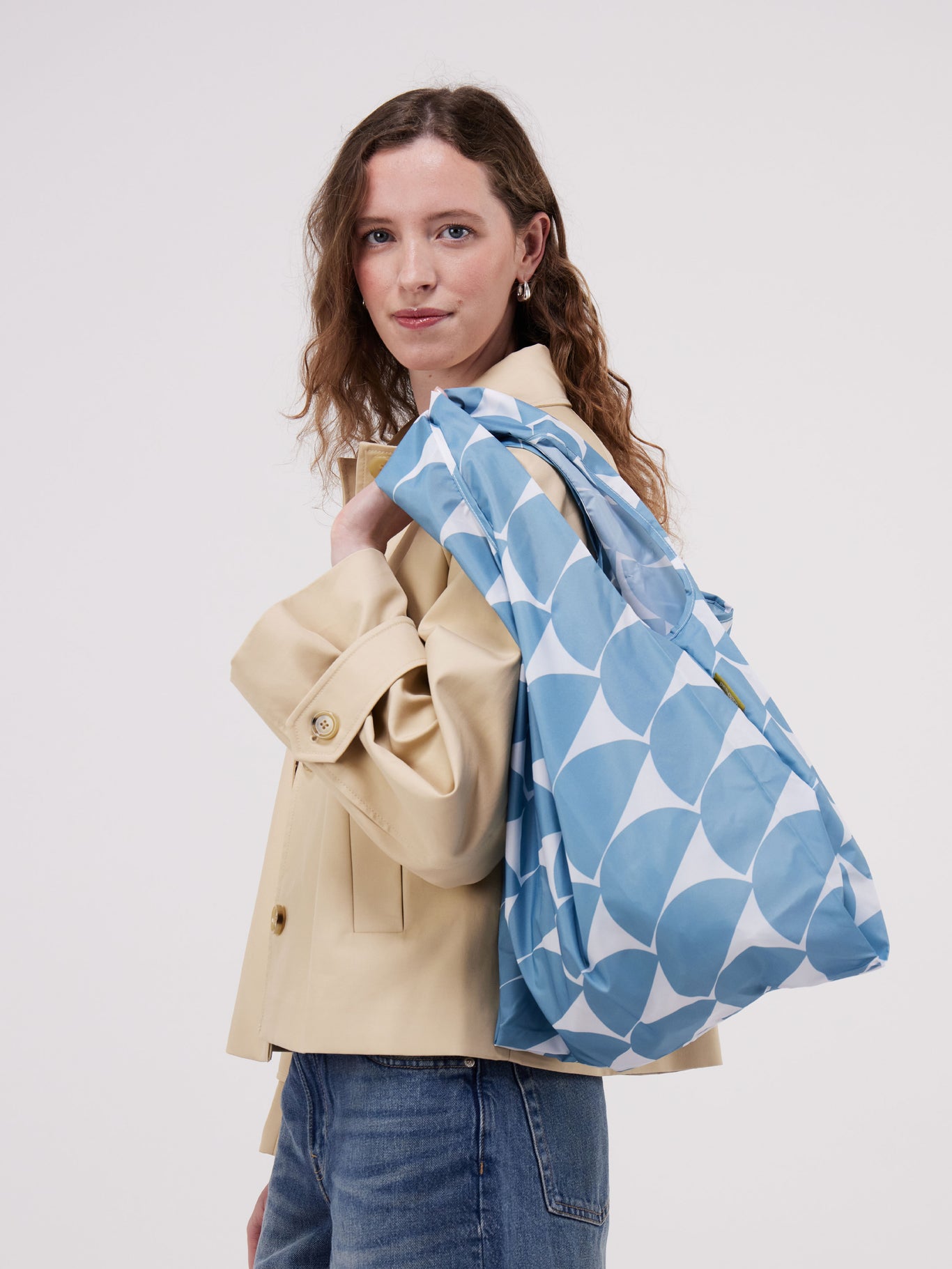 Denim Moon Reusable Bag
