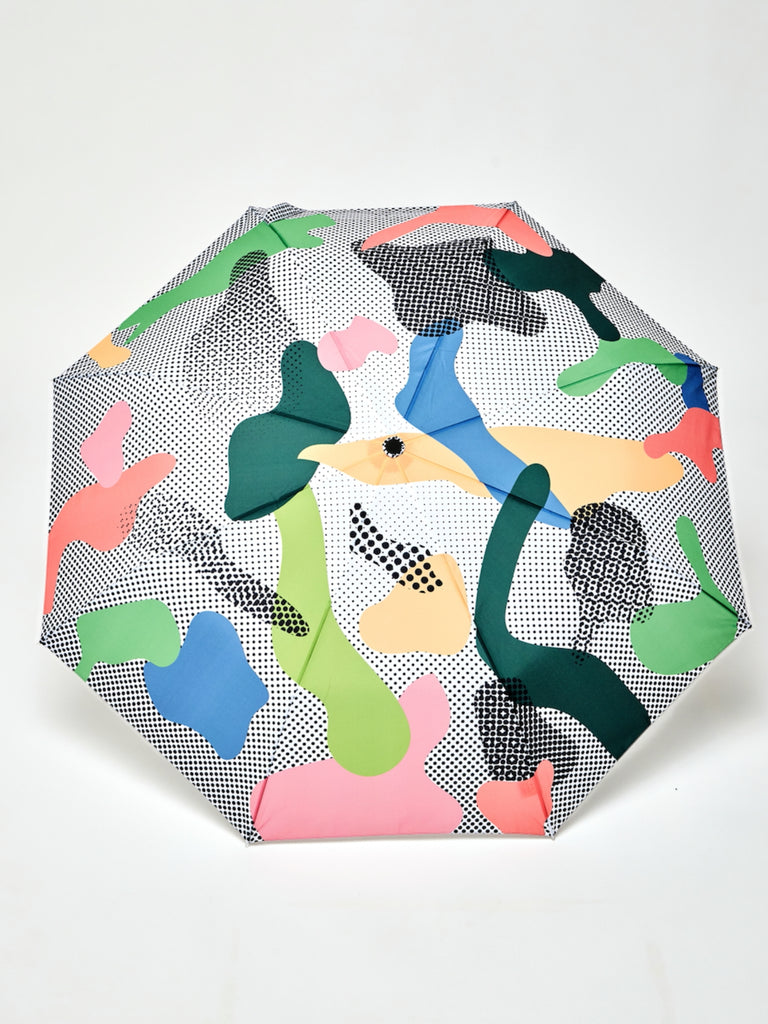 Dots Compact Duck Umbrella.