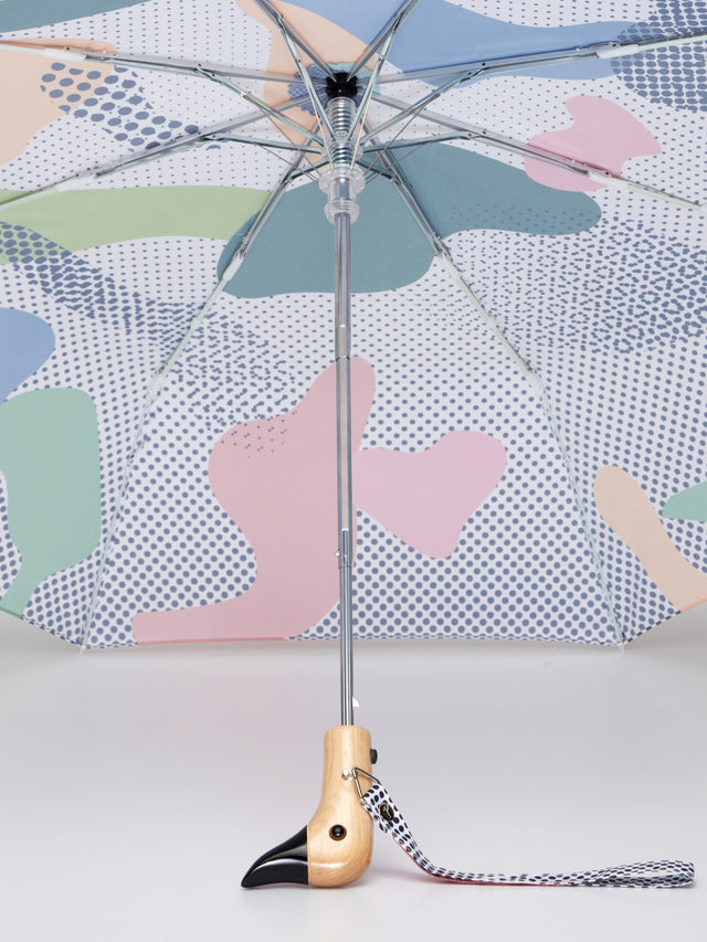 Dots Compact Duck Umbrella.