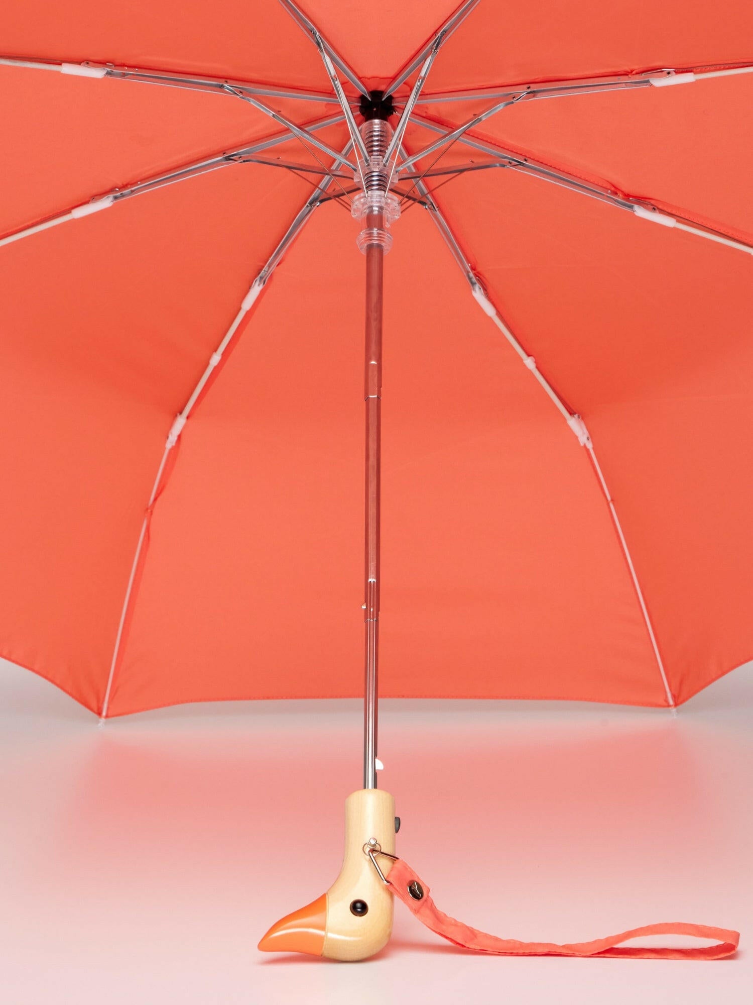 Peach Eco-Friendly Compact Duck Umbrella | Original Duckhead Peach Eco-Friendly Compact Duck Umbrella | Original Duckhead