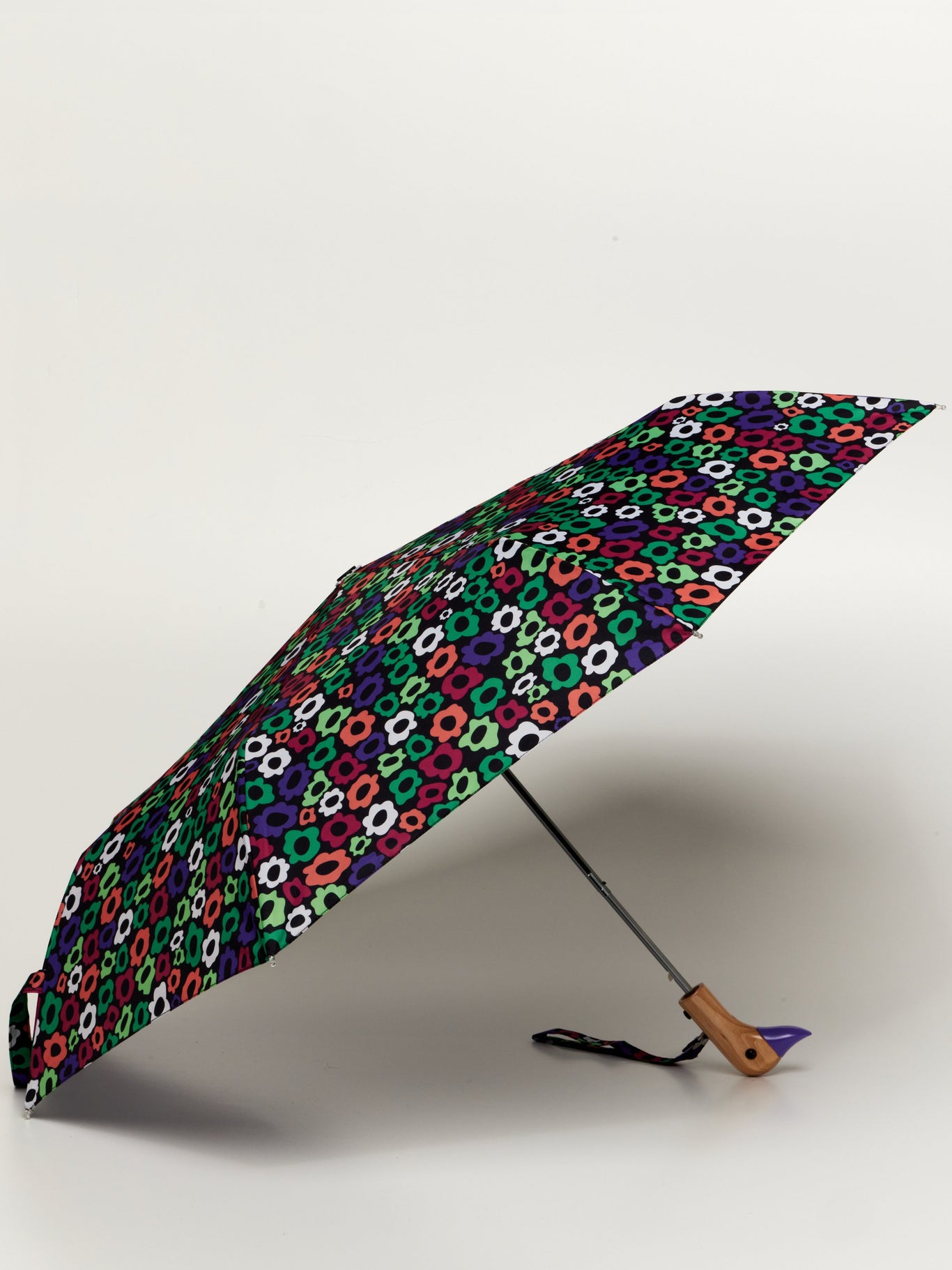 Flower Maze Eco-Friendly Compact Duck Umbrella - Original Duckhead