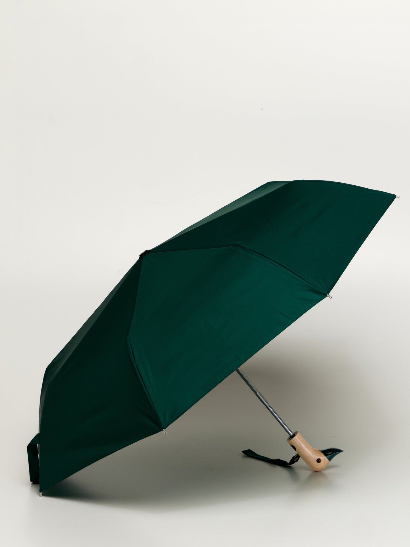 Forest Green Compact Duck Umbrella