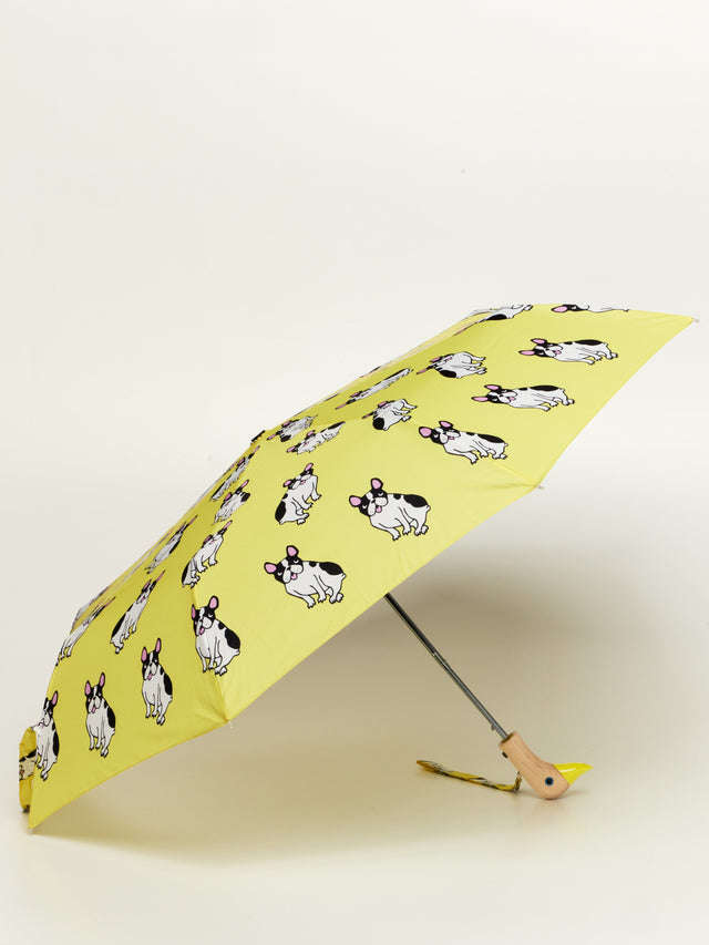 French Bulldog Yellow Eco-Friendly Compact Duck Umbrella - Original Duckhead