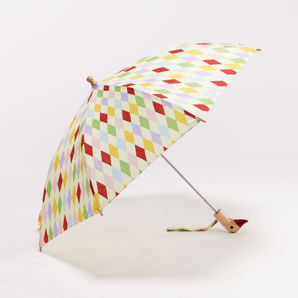 Harlequin Duckling Kids Umbrella