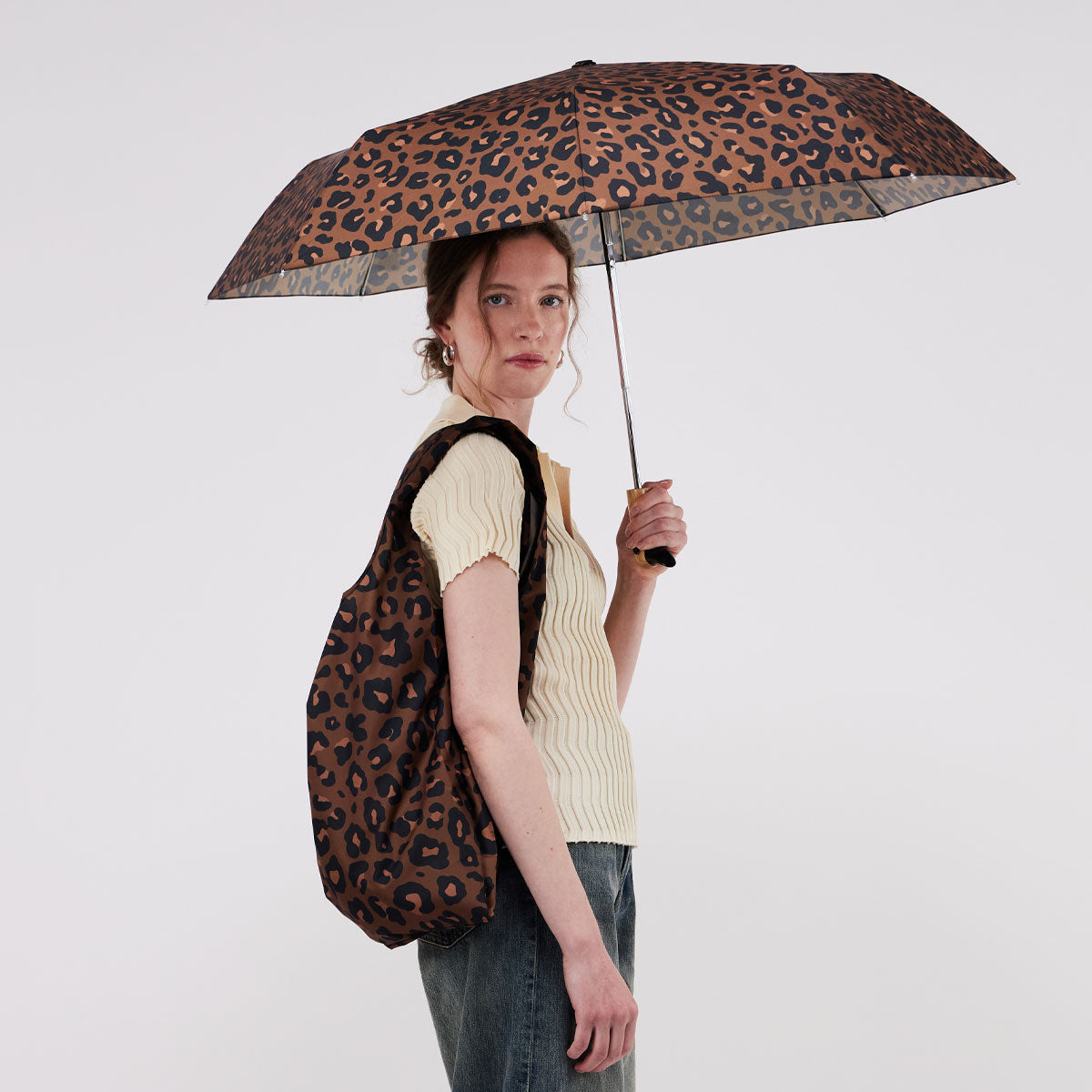 leopard print patio umbrella Leopard Umbrella & Tote Bag Bundle