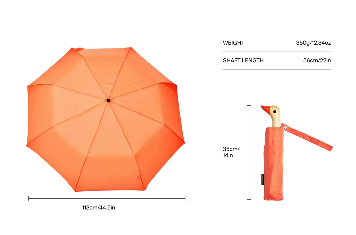 Size chart for Peach Duck Umbrella