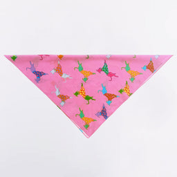 Dogs in Pink Bandana