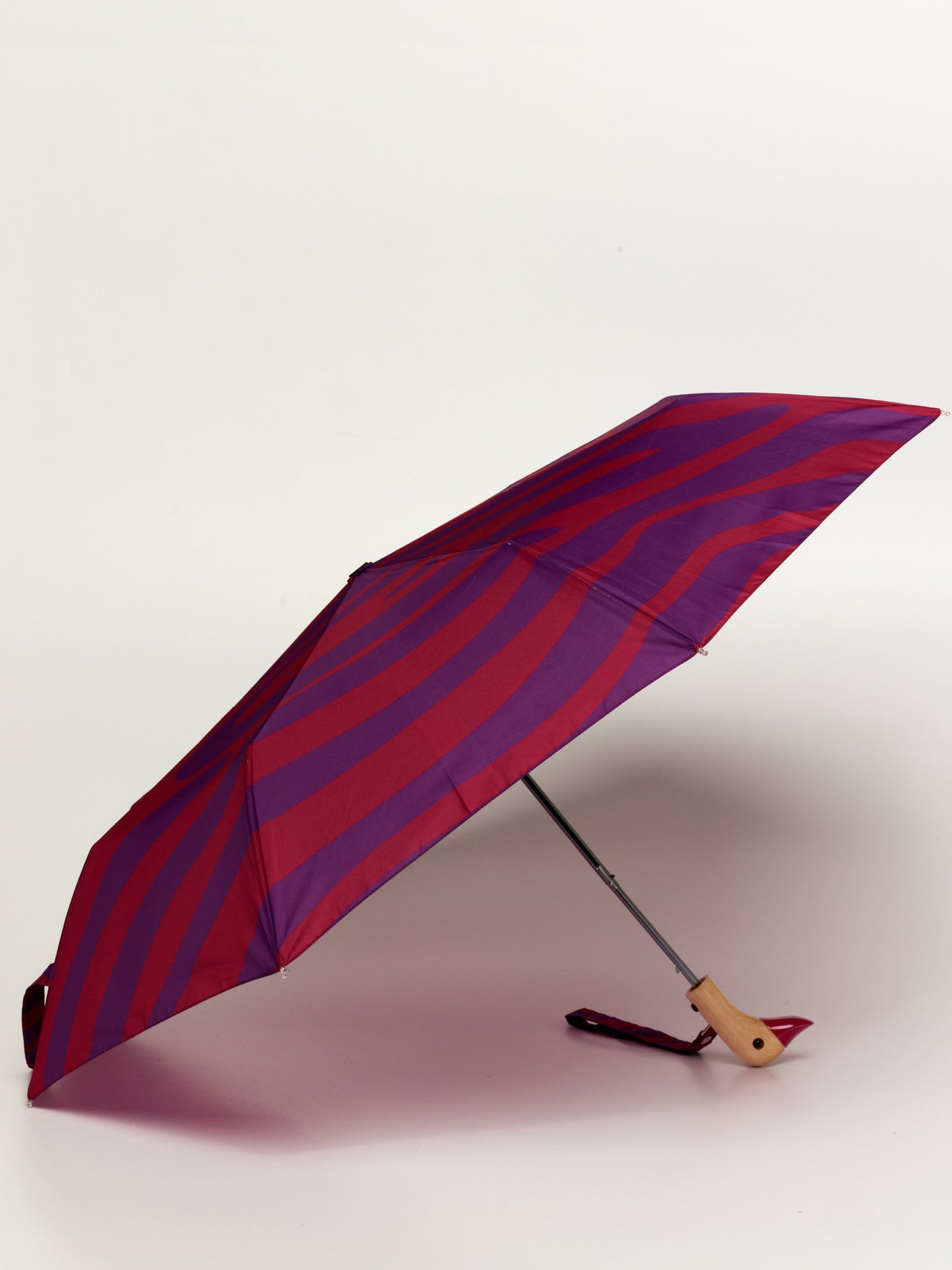Swirl in Pink Eco-Friendly Compact Duck Umbrella - Original Duckhead