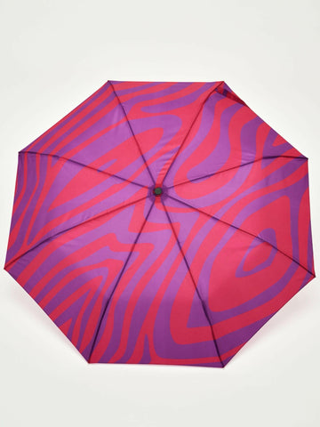 Swirl in Pink Compact Duck Umbrella.