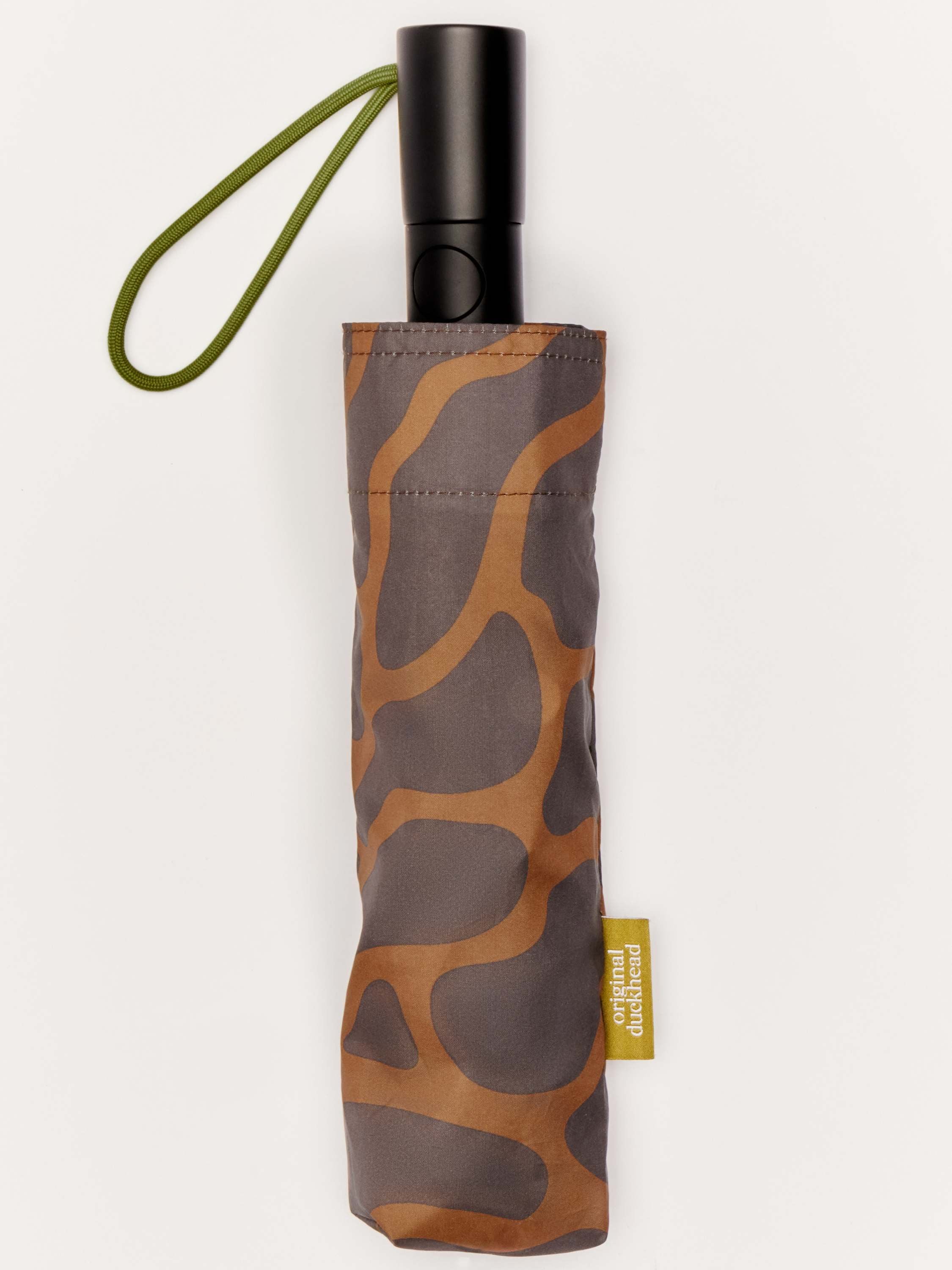 Coffee Ripples Compact Umbrella with Automatic Open-Close