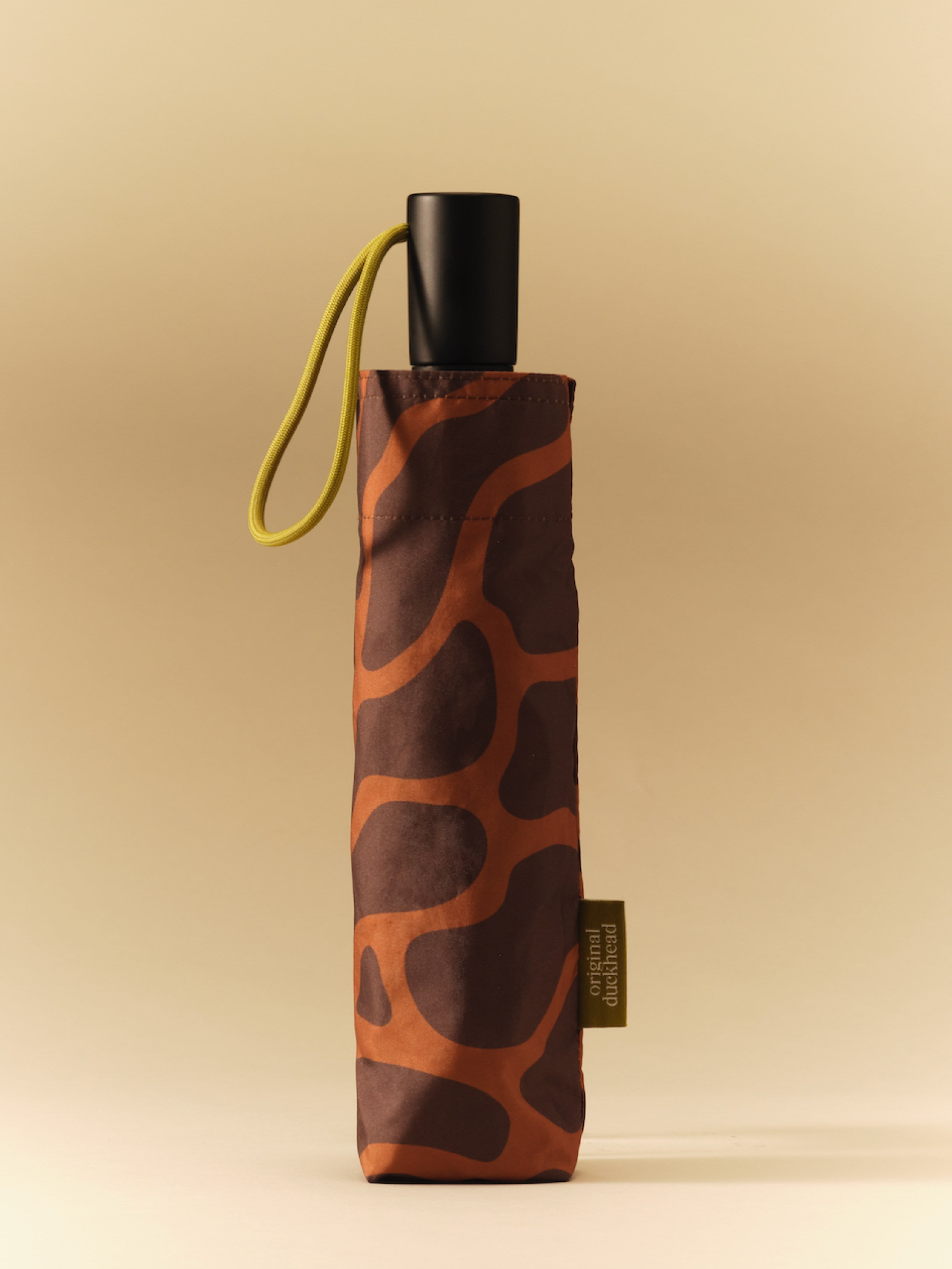 Coffee Ripples Compact Umbrella with Automatic Open-Close