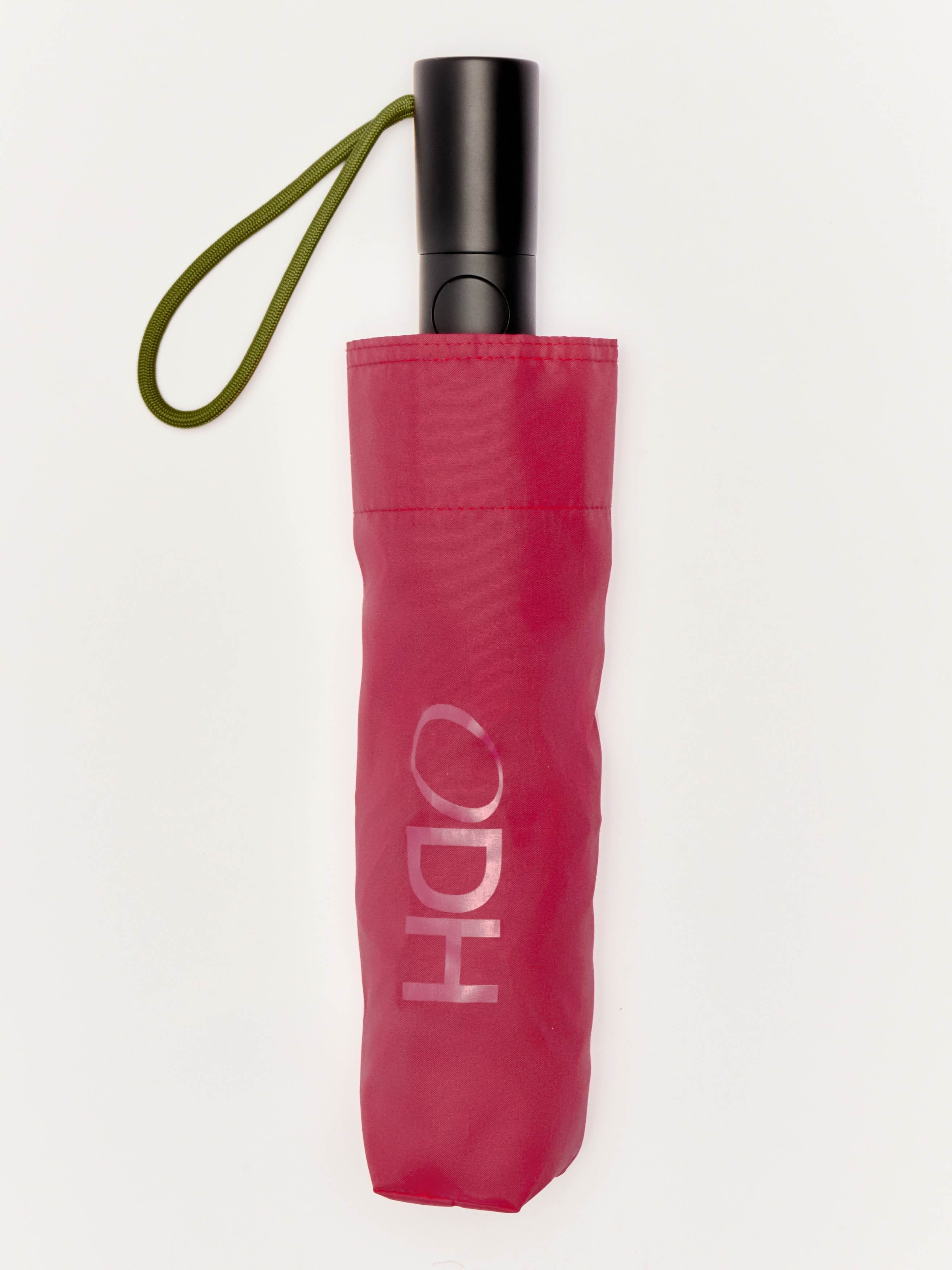 Magenta Daily Compact Umbrella with Automatic Open-Close
