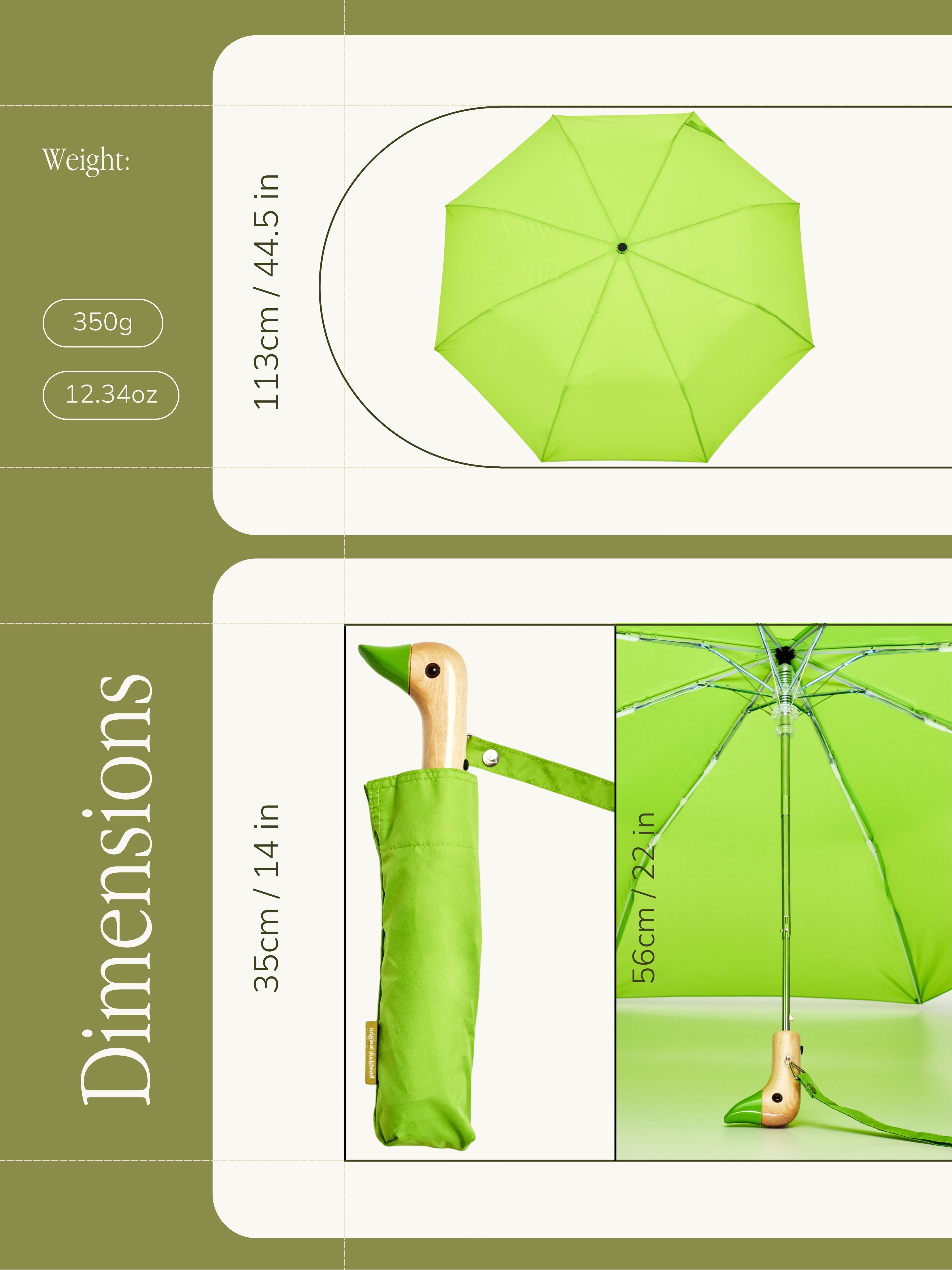 Grass Eco Friendly Umbrella | Original Duckhead