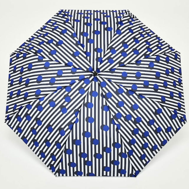 Polkastripe Eco-Friendly Compact Duck Umbrella