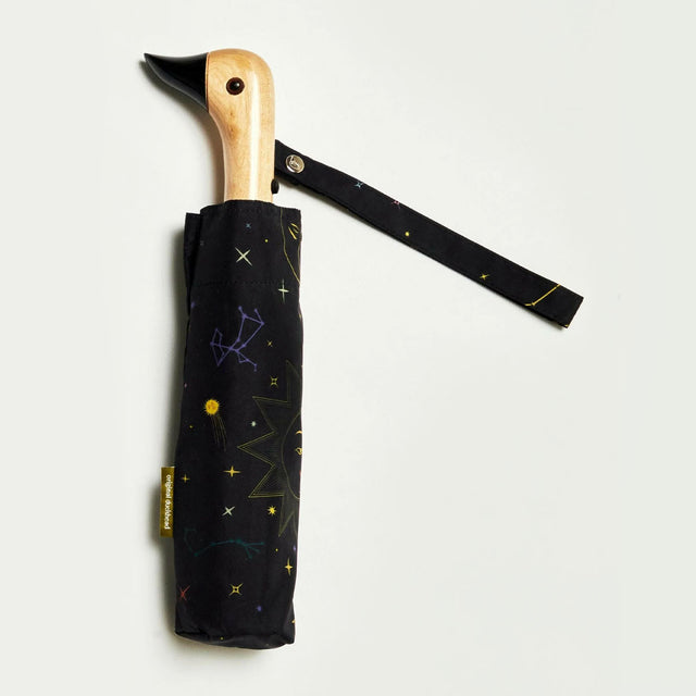 Halloween Zodiac Eco-Friendly Compact Duck Umbrella