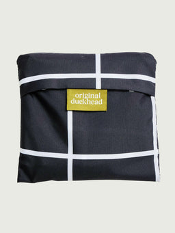 Black Grid Reusable Bag Original Duckhead