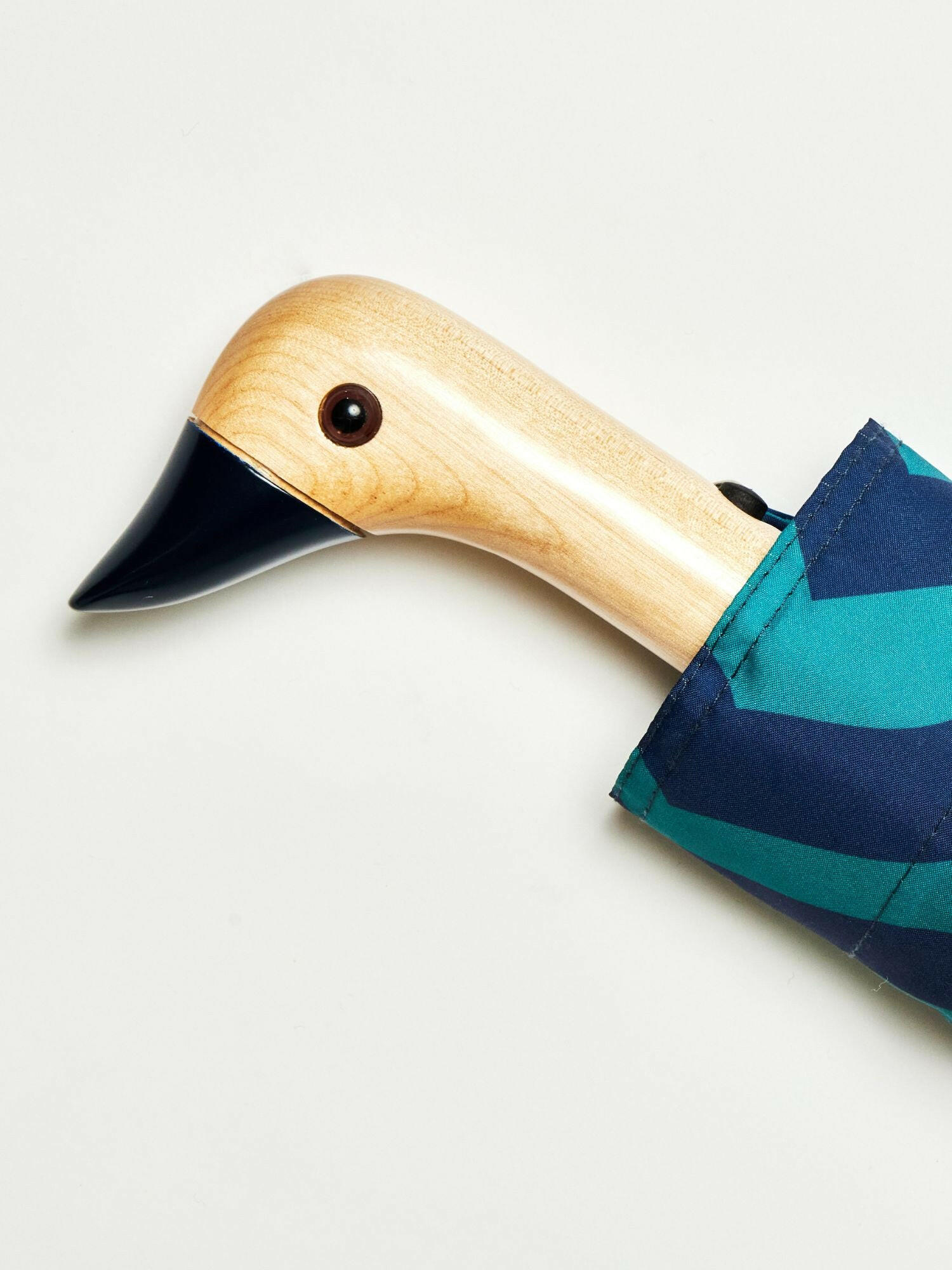 Swirl in Blue Compact Duck Umbrella.