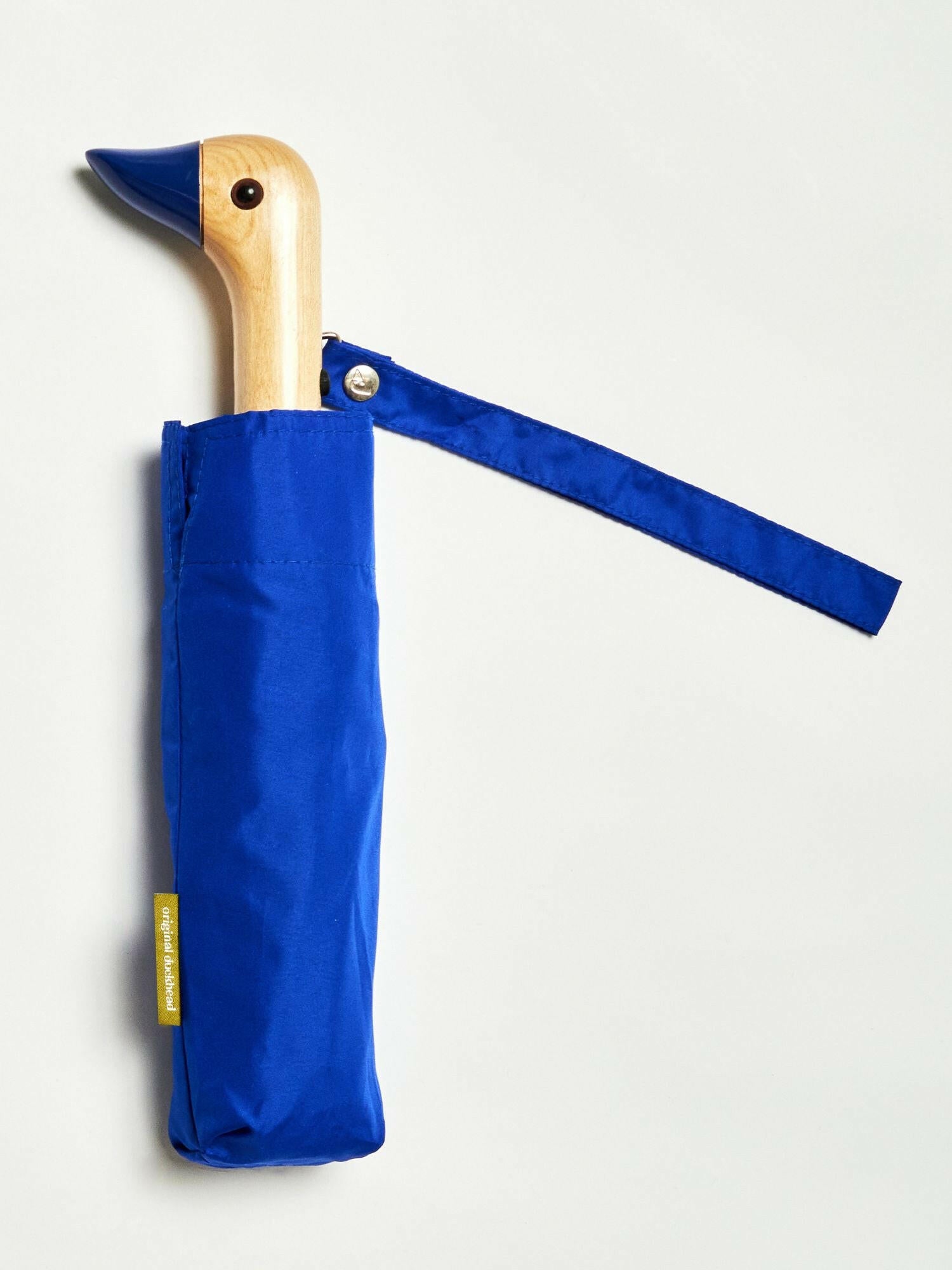 Royal Blue Eco-Friendly Compact Duck Umbrella | Original